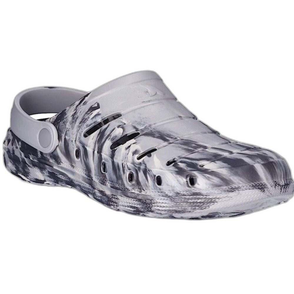 Rugged Shark Clogs MEN'S SIZE 9 Gray Swirl Sandals Waterproof Floatable NEW